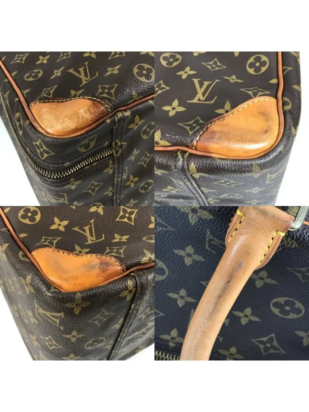 Louis Vuitton Boston Bag Sirius 60 Monogram Canvas Brown